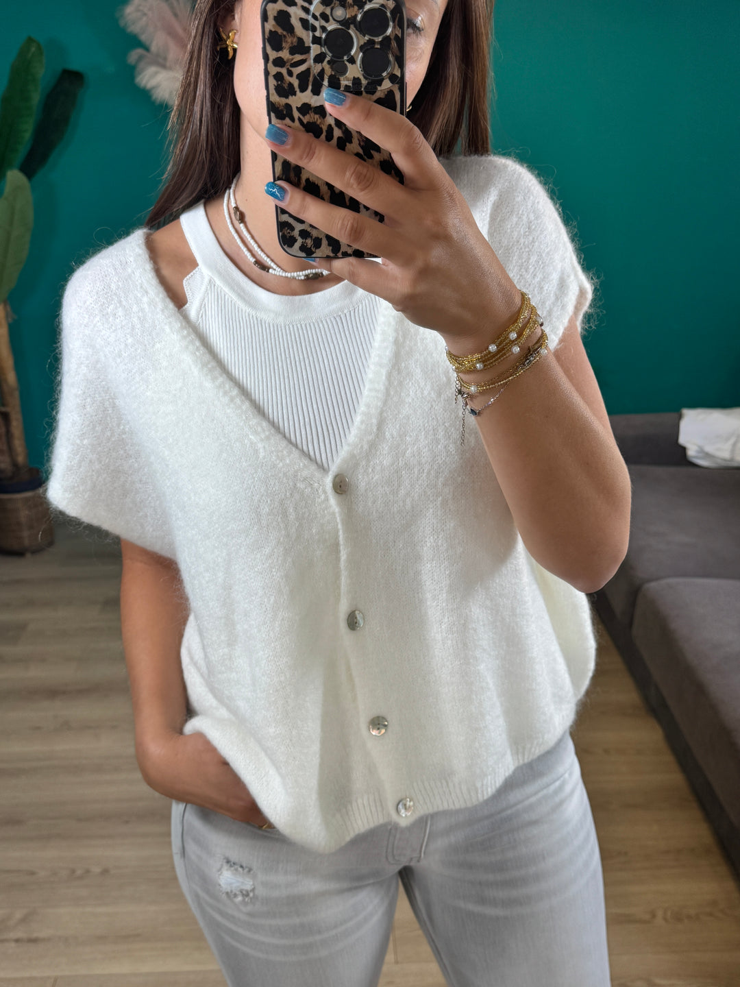 Gilet sans manches Pauline