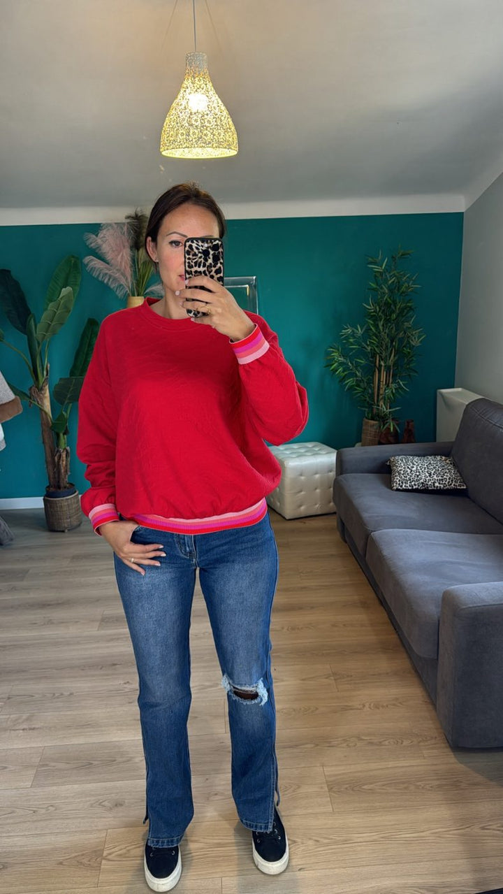 Pull Capri ROUGE