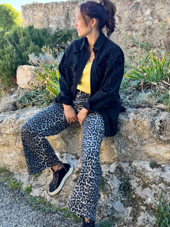 Pantalon imprimé léopard – olga