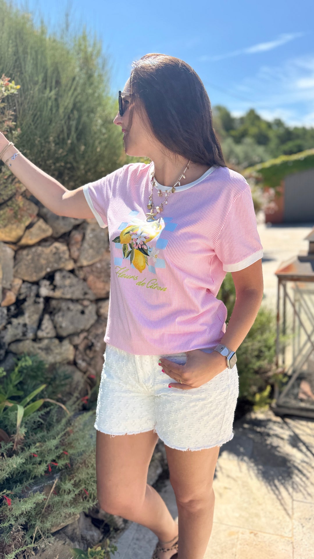 Short blanc Valerie