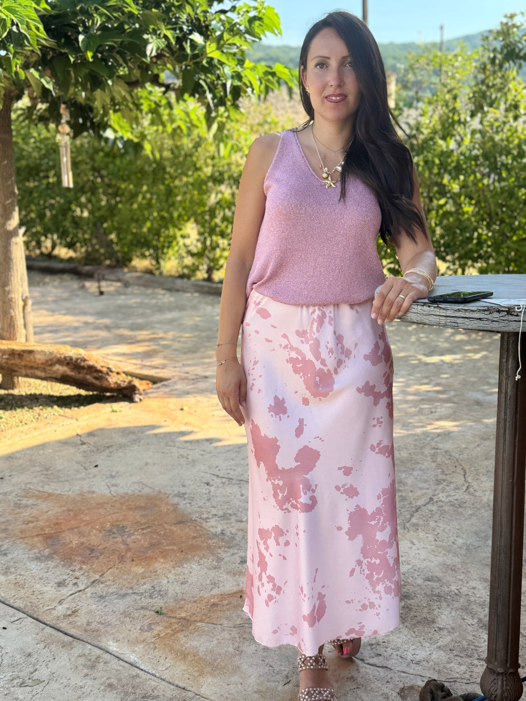 Débardeur Cathy rose