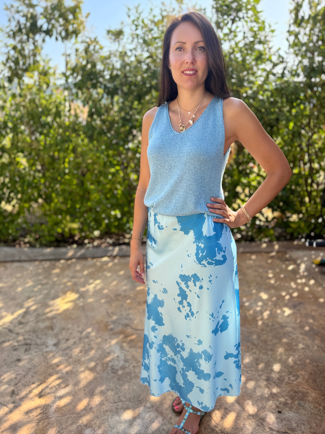 Débardeur Cathy bleu