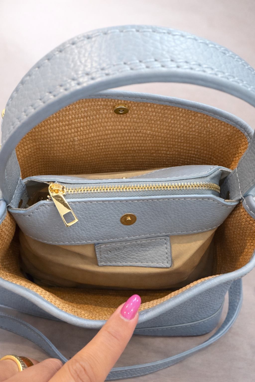 Sac panier structuré