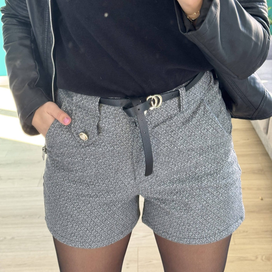 Short Taille Élastique Femme POMME