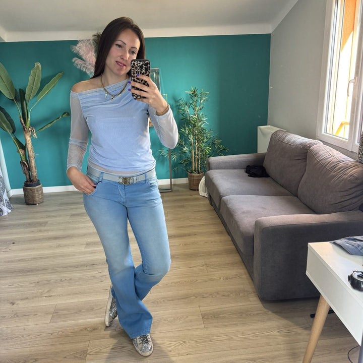 Jean patte d'eph LOLO bleu