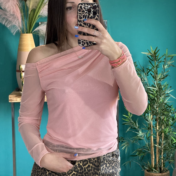 TOP RESILLE FEMME