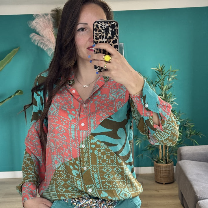 chemise en soie