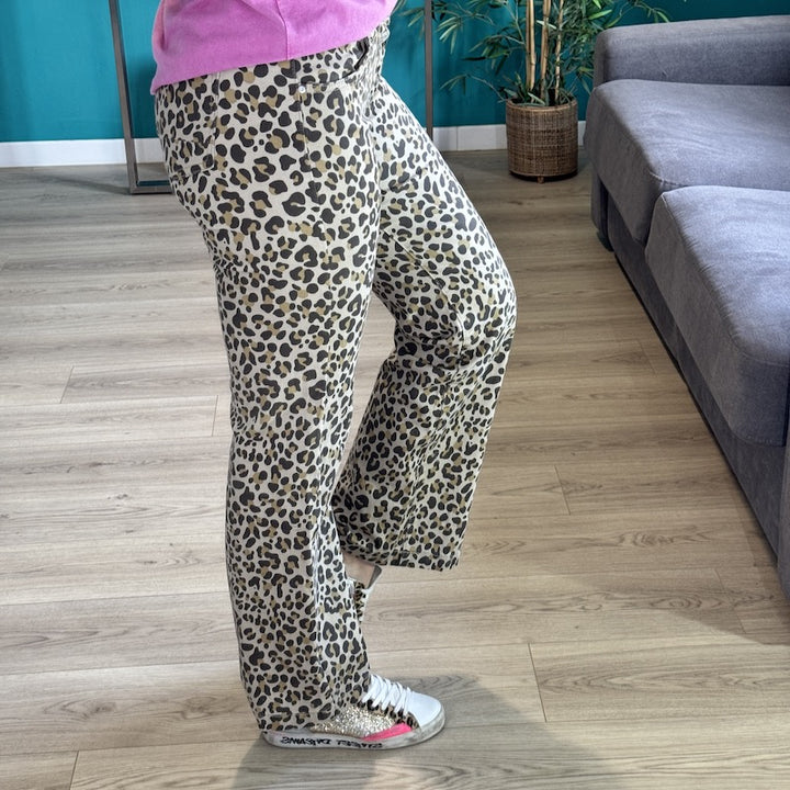PANTALON LÉOPARD