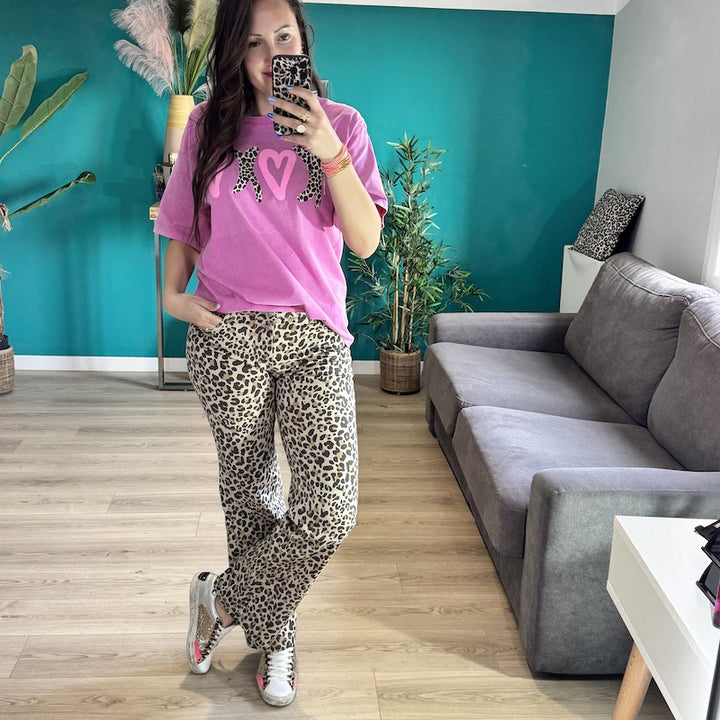 PANTALON LÉOPARD