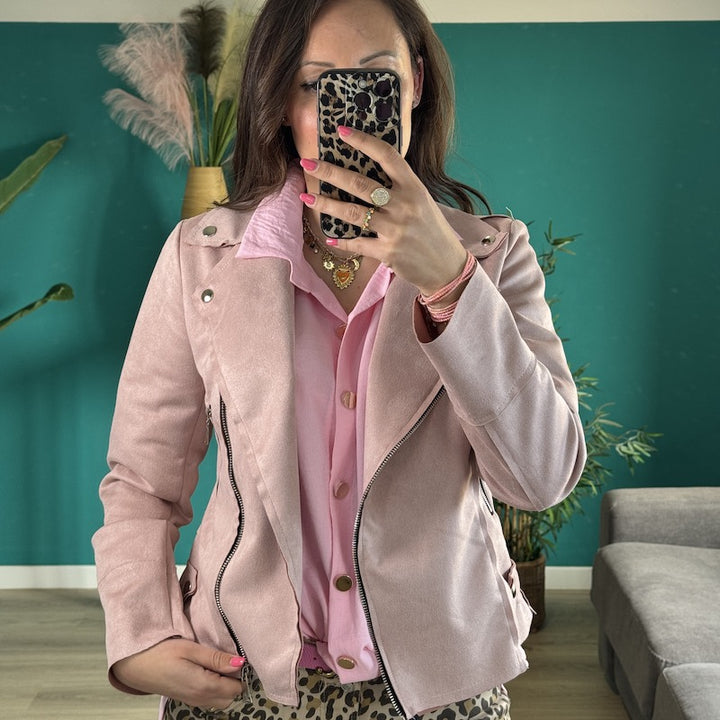 Veste en suédine ROSE
