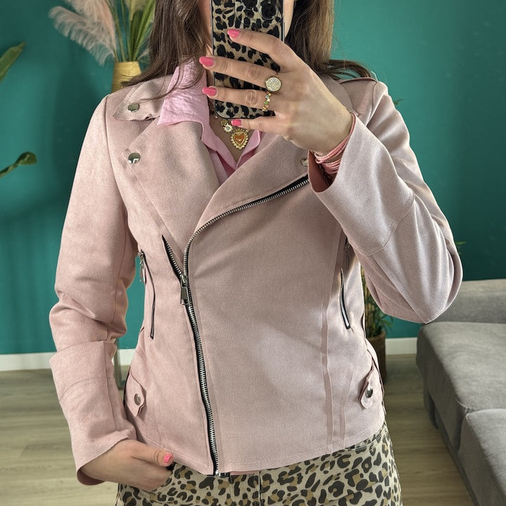 Veste en suédine ROSE