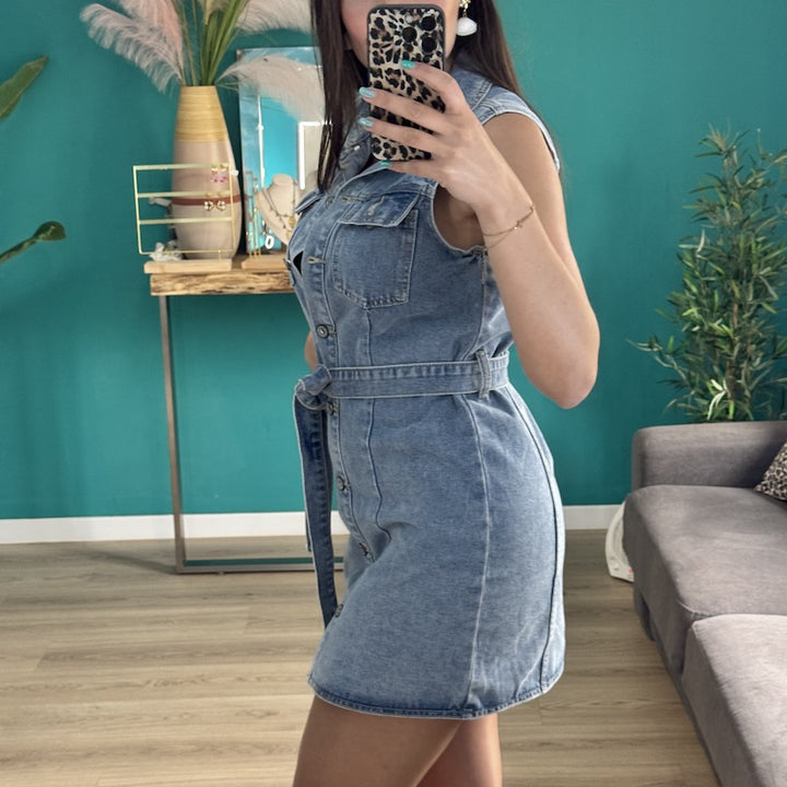 Robe en jean SOLAIR