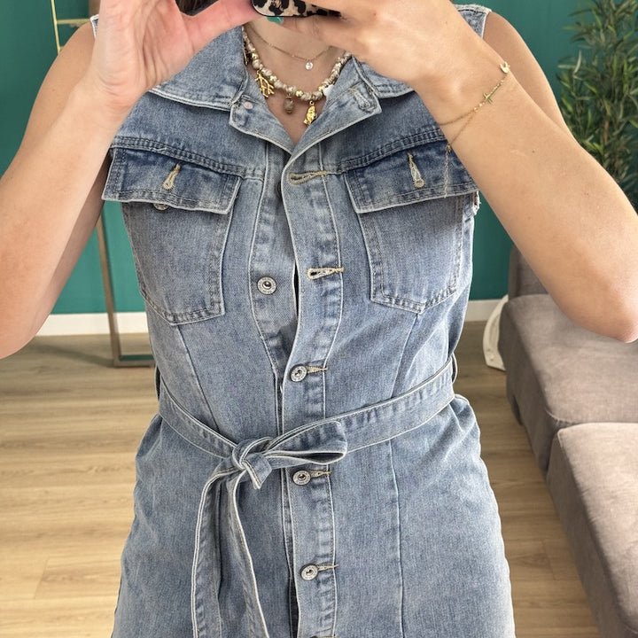 Robe en jean SOLAIR