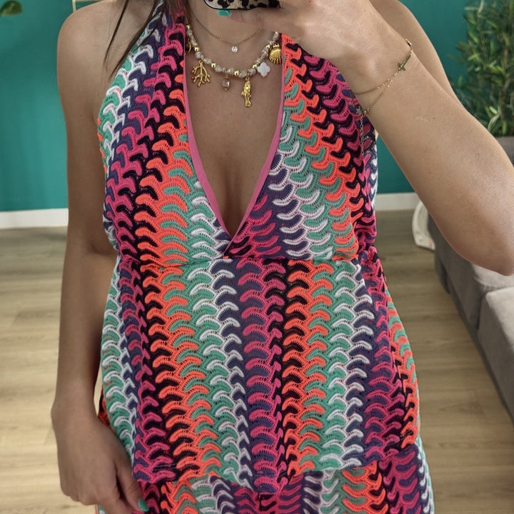 Ensemble pantalon crochet