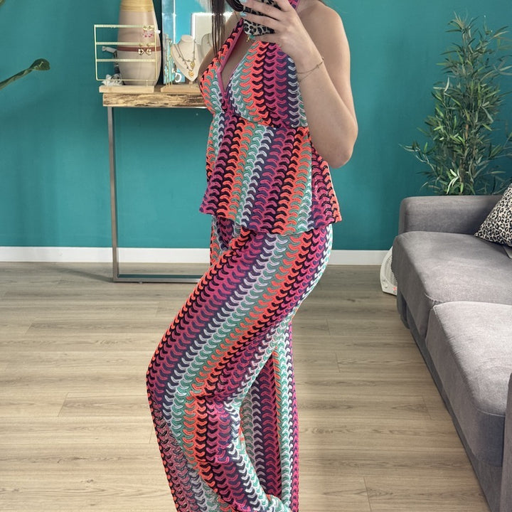 Ensemble pantalon crochet