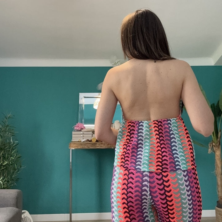 Ensemble pantalon crochet