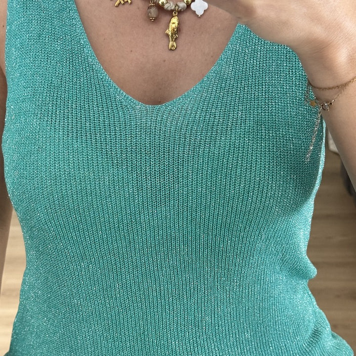 Débardeur HEUREUX vert