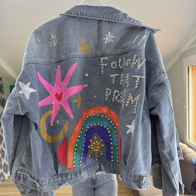 Veste en jean Lune