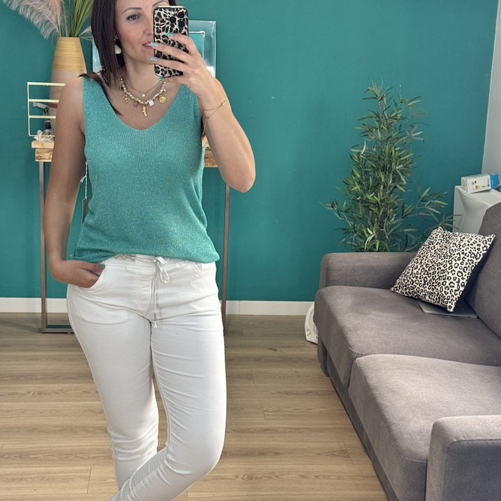 Pantalon Onado blanc