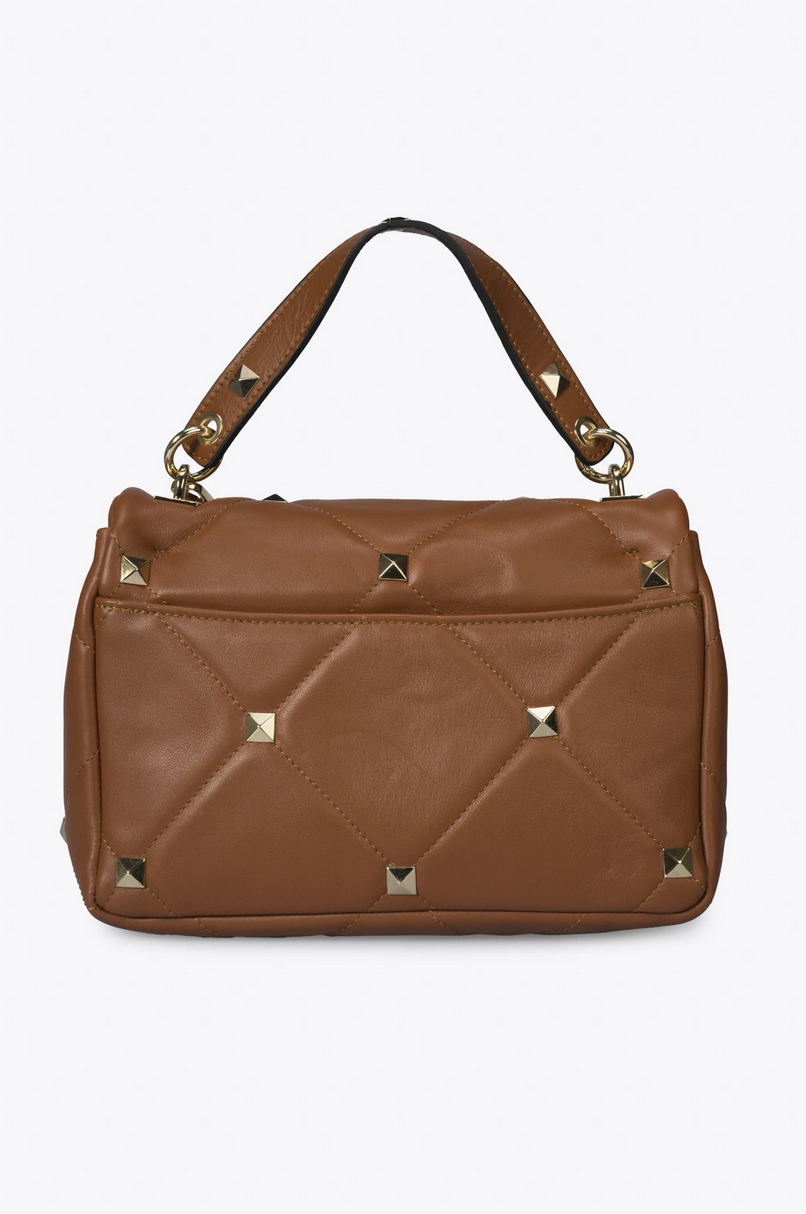 SAC A MAIN EN CUIR chocolat