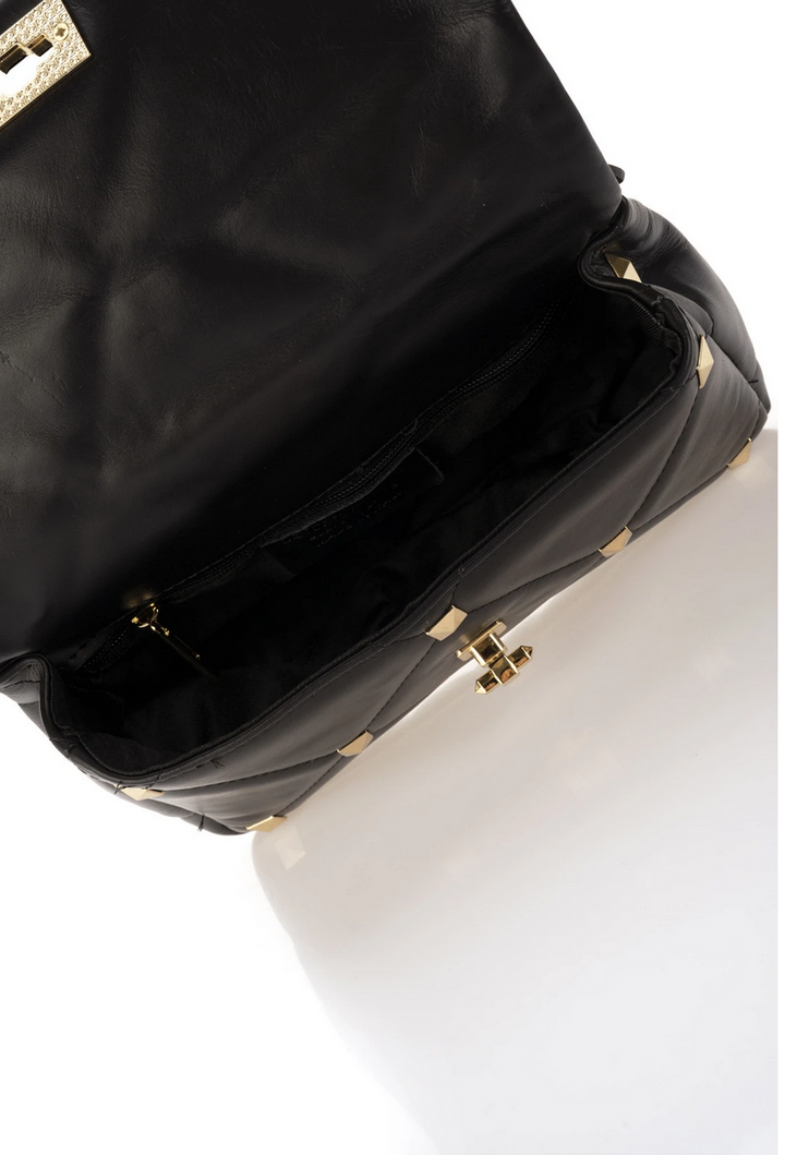 SAC A MAIN EN CUIR NOIR