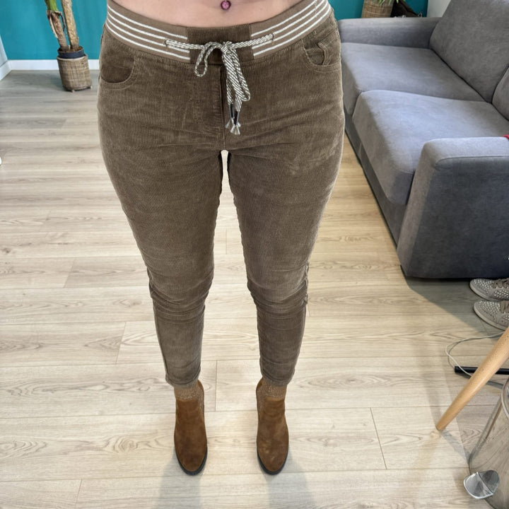 Pantalon Jogging en Velours Collioure