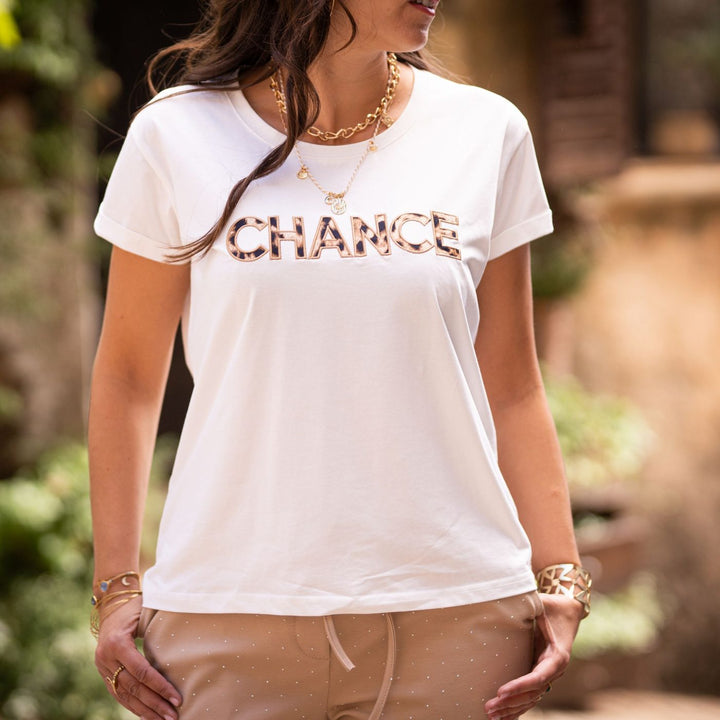 T-shirt Chance NOIR